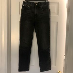Madewell black vintage style jeans